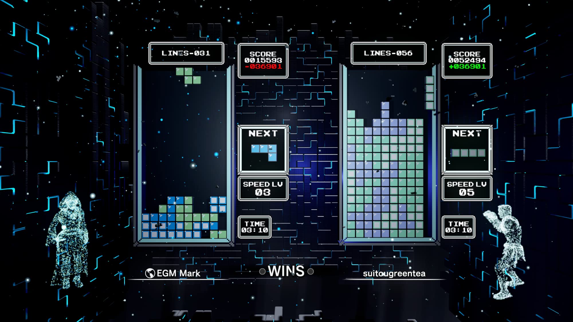 Tetris Effect connected on amazon luna